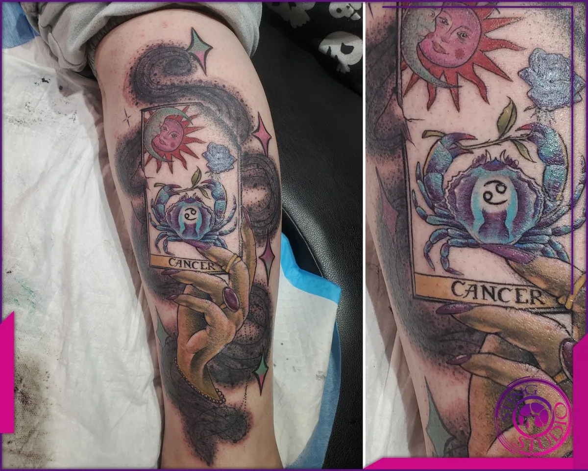Colour tattoo by Sting Studio Ottawa
