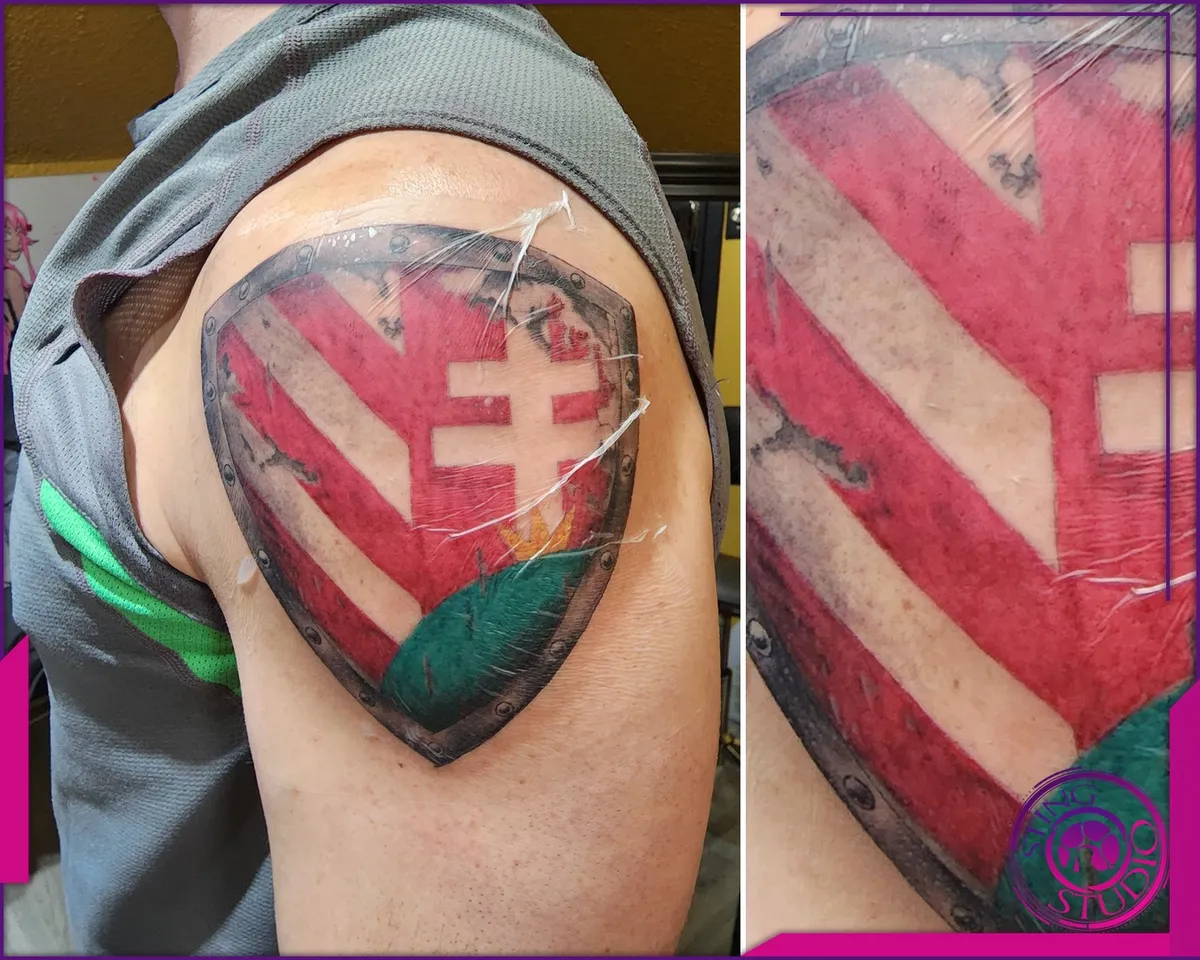 Colour tattoo by Sting Studio Ottawa
