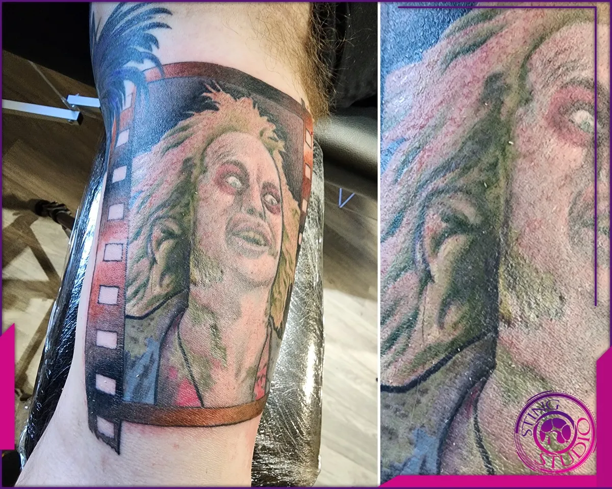 Colour tattoo by Sting Studio Ottawa