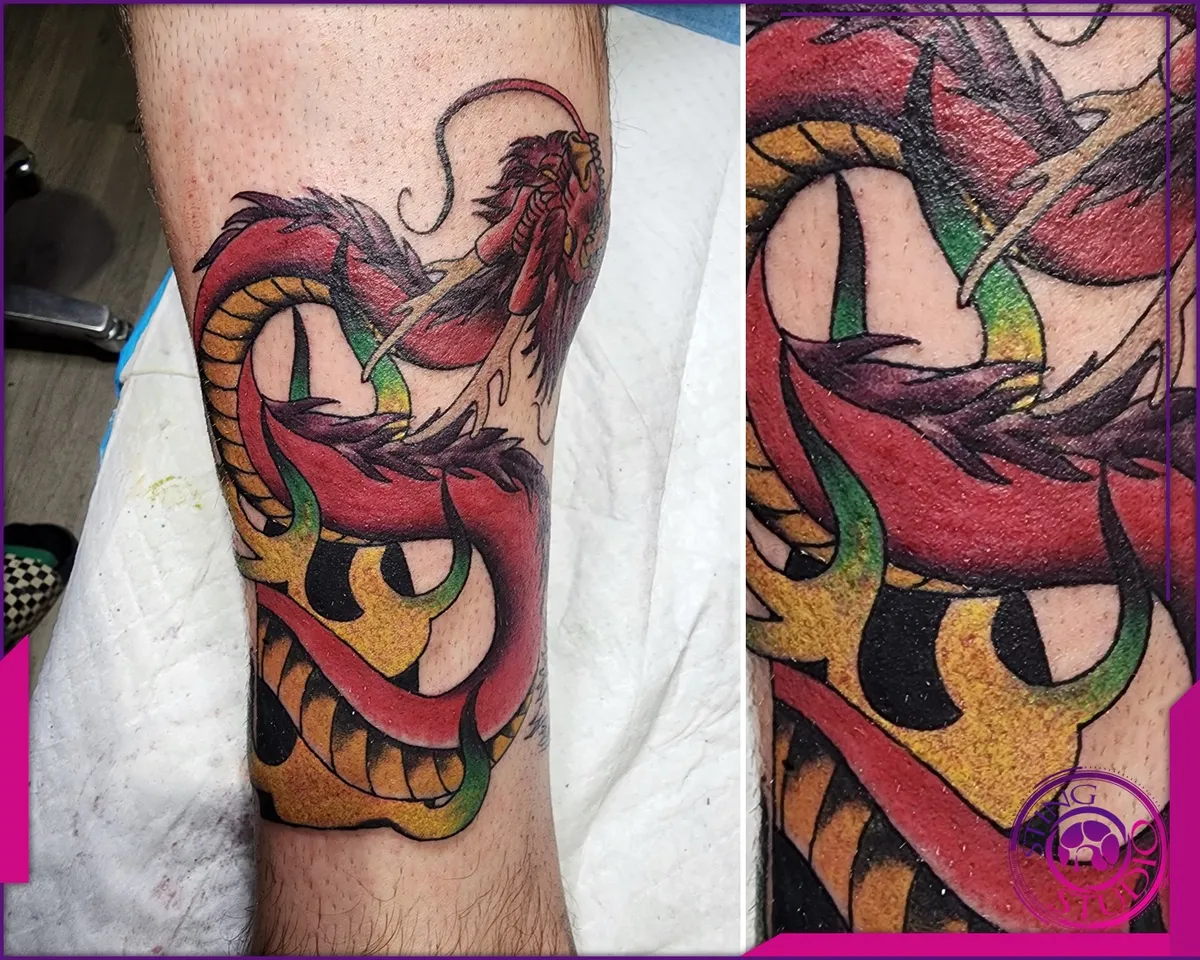 Colour tattoo by Sting Studio Ottawa