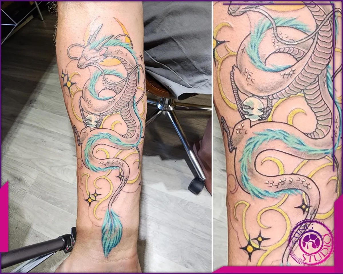 Colour tattoo by Sting Studio Ottawa