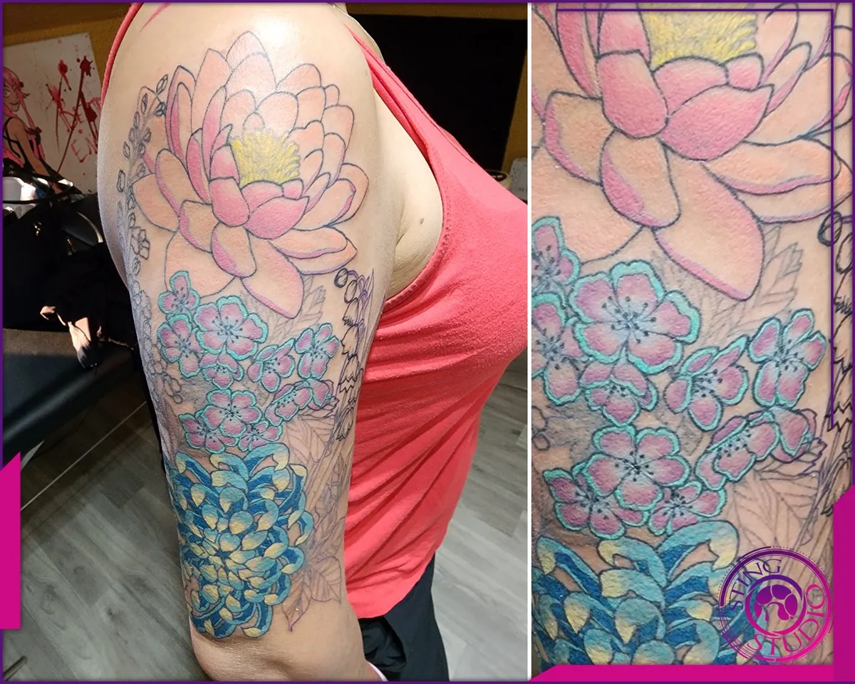 Colour tattoo by Sting Studio Ottawa