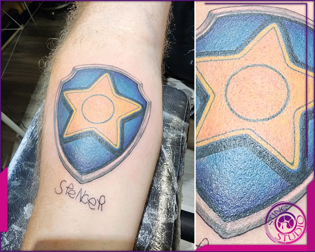 Colour tattoo by Sting Studio Ottawa