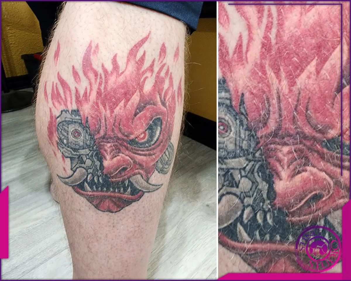 Colour tattoo by Sting Studio Ottawa