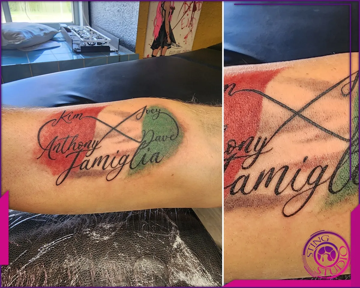 Colour tattoo by Sting Studio Ottawa