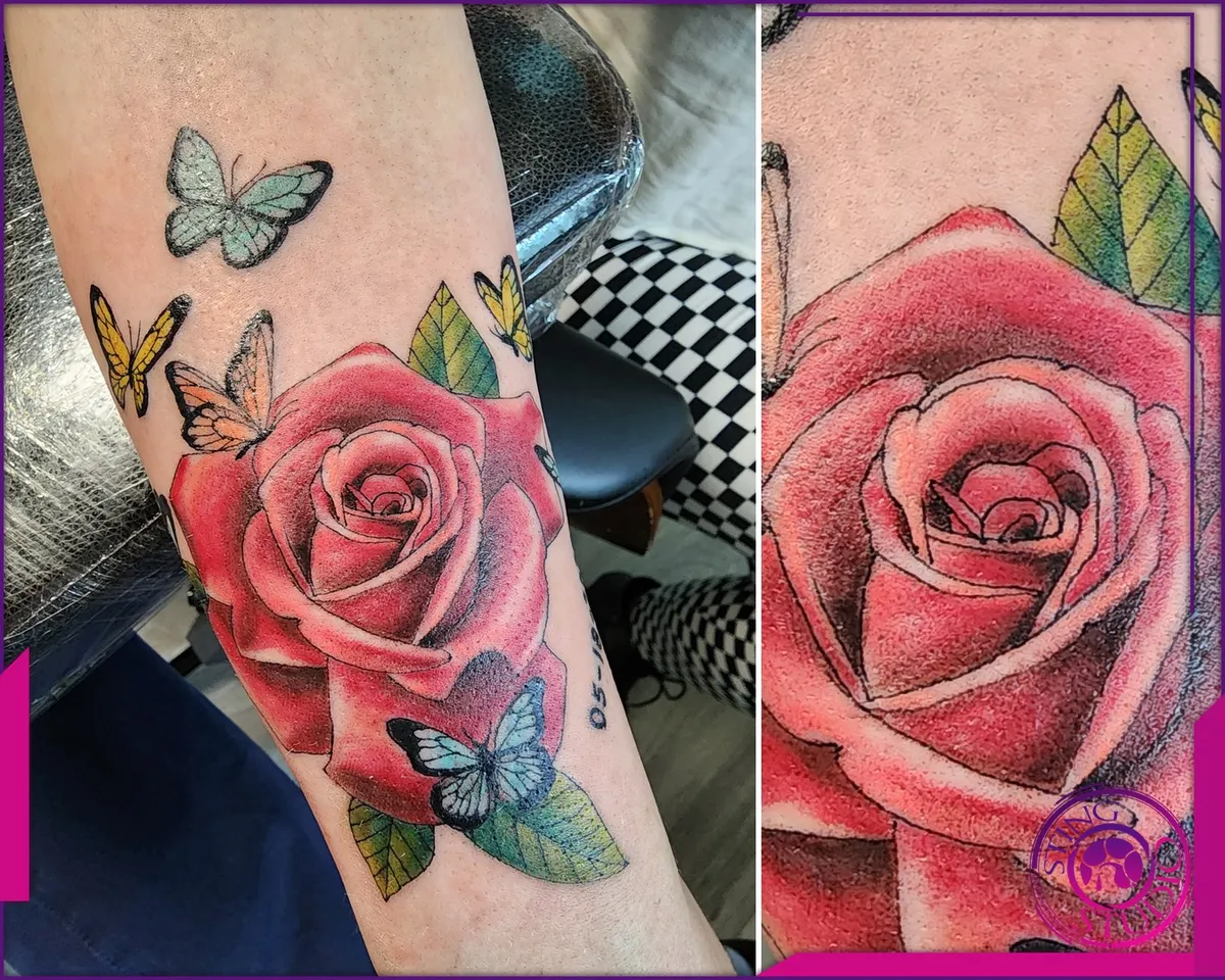 Colour tattoo by Sting Studio Ottawa