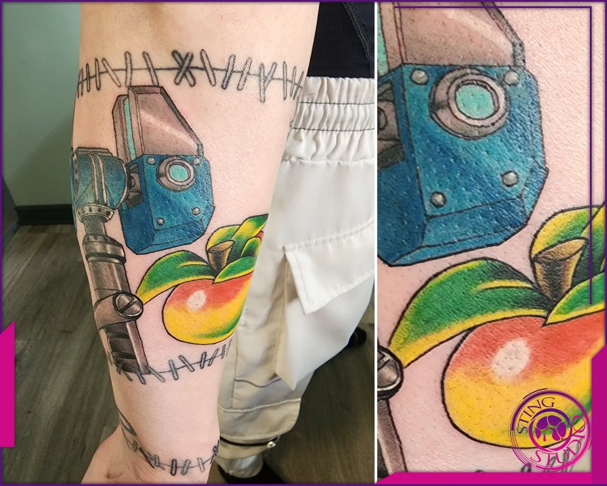 Colour tattoo by Sting Studio Ottawa