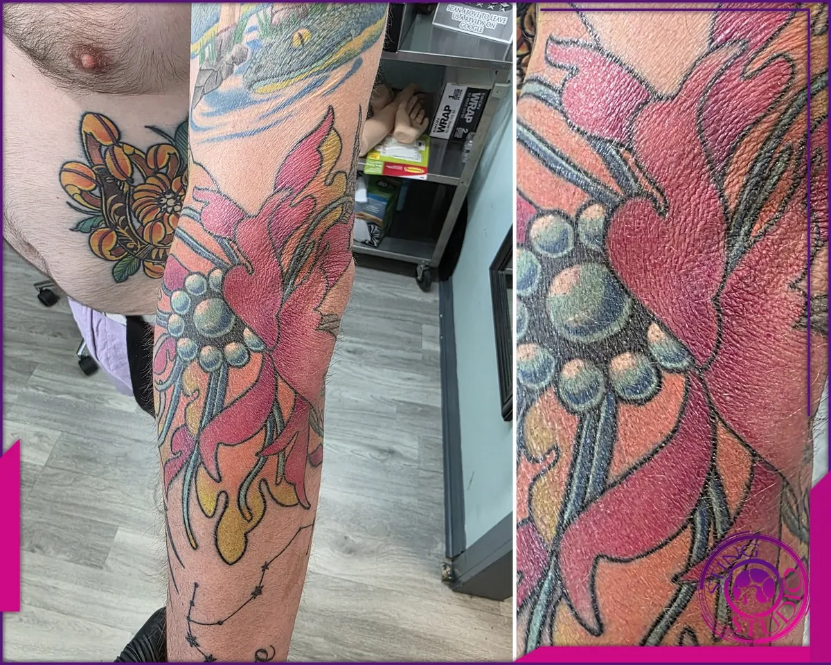 Colour tattoo by Sting Studio Ottawa