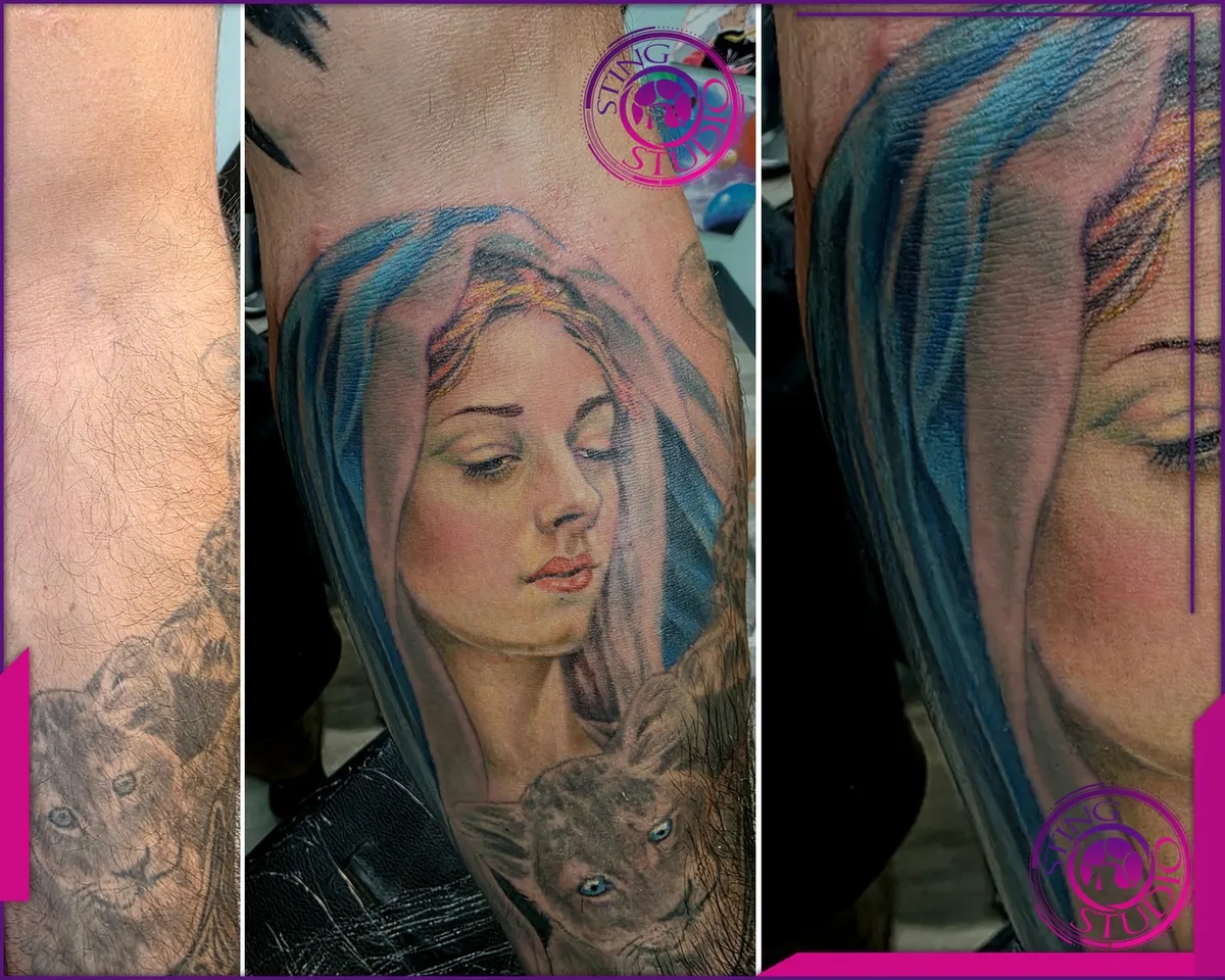 Colour tattoo by Sting Studio Ottawa