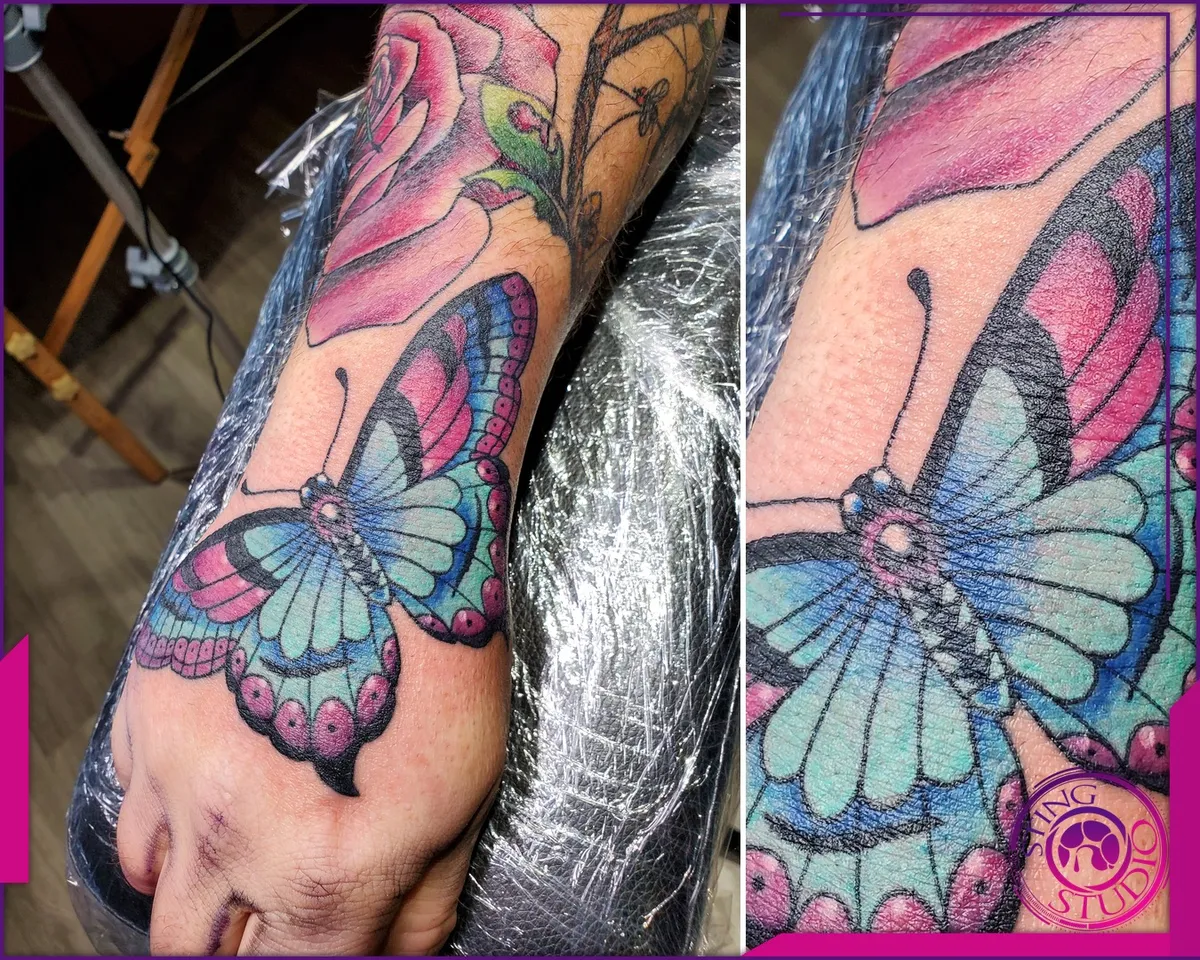 Colour tattoo by Sting Studio Ottawa