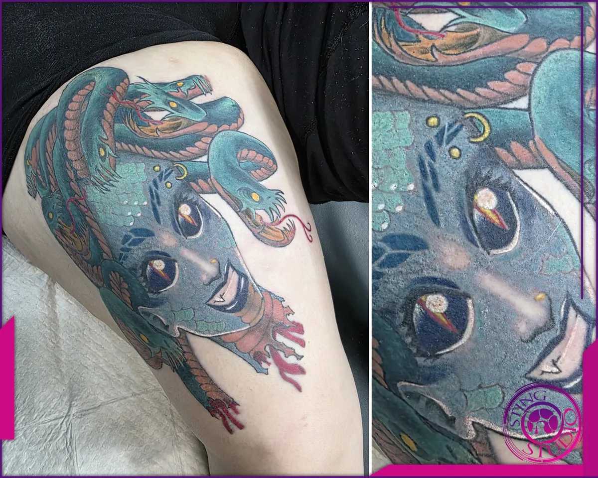 Colour tattoo by Sting Studio Ottawa