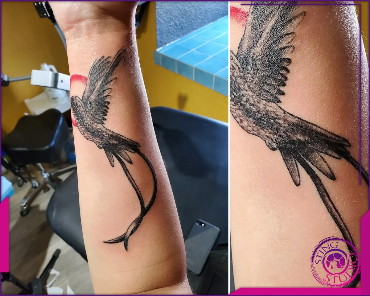 Blackwork tattoo by Sting Studio Ottawa