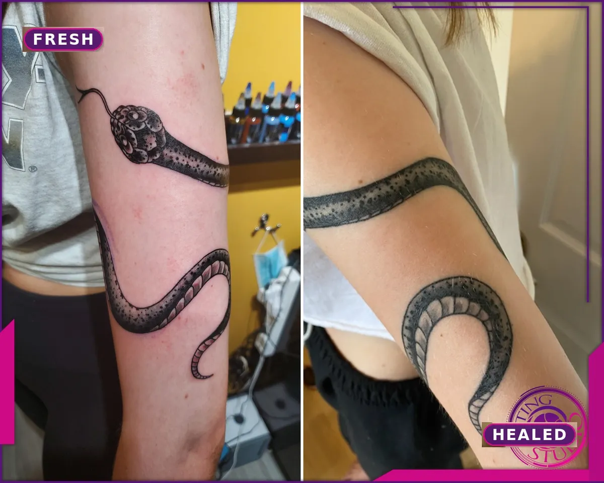 Blackwork tattoo by Sting Studio Ottawa