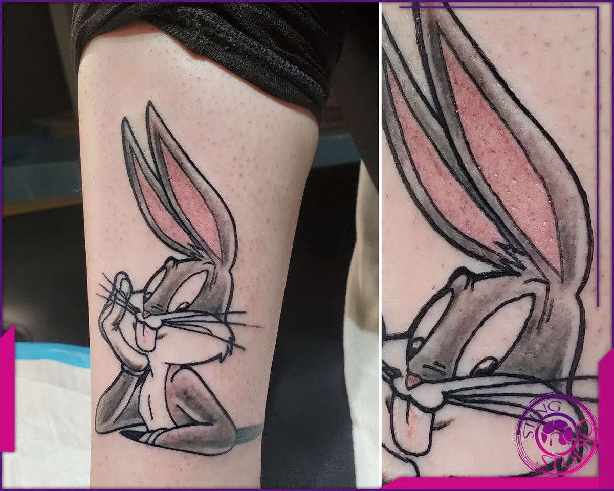 Blackwork tattoo by Sting Studio Ottawa