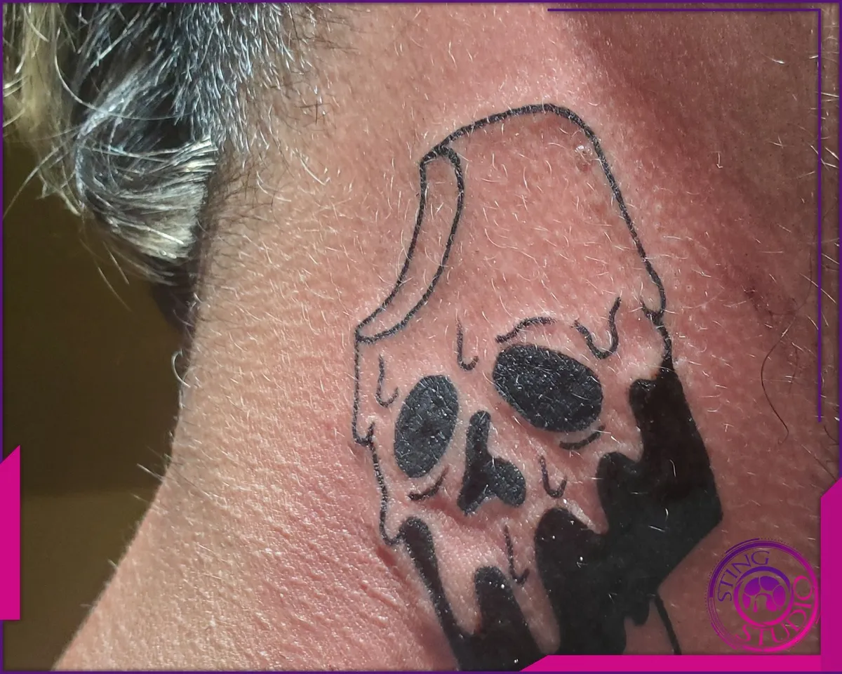 Blackwork tattoo by Sting Studio Ottawa