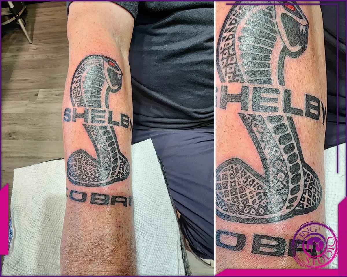 Blackwork tattoo by Sting Studio Ottawa