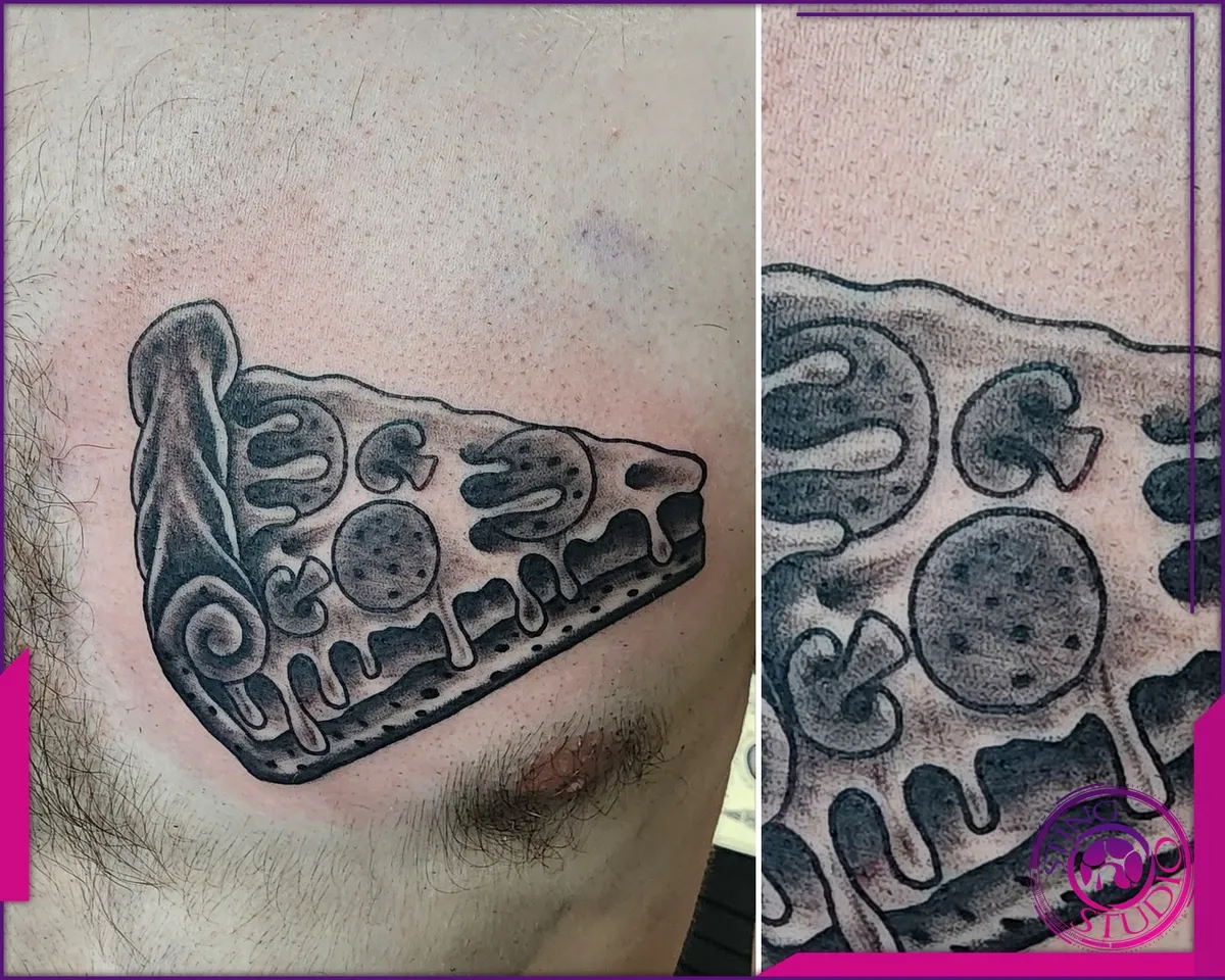 Blackwork tattoo by Sting Studio Ottawa