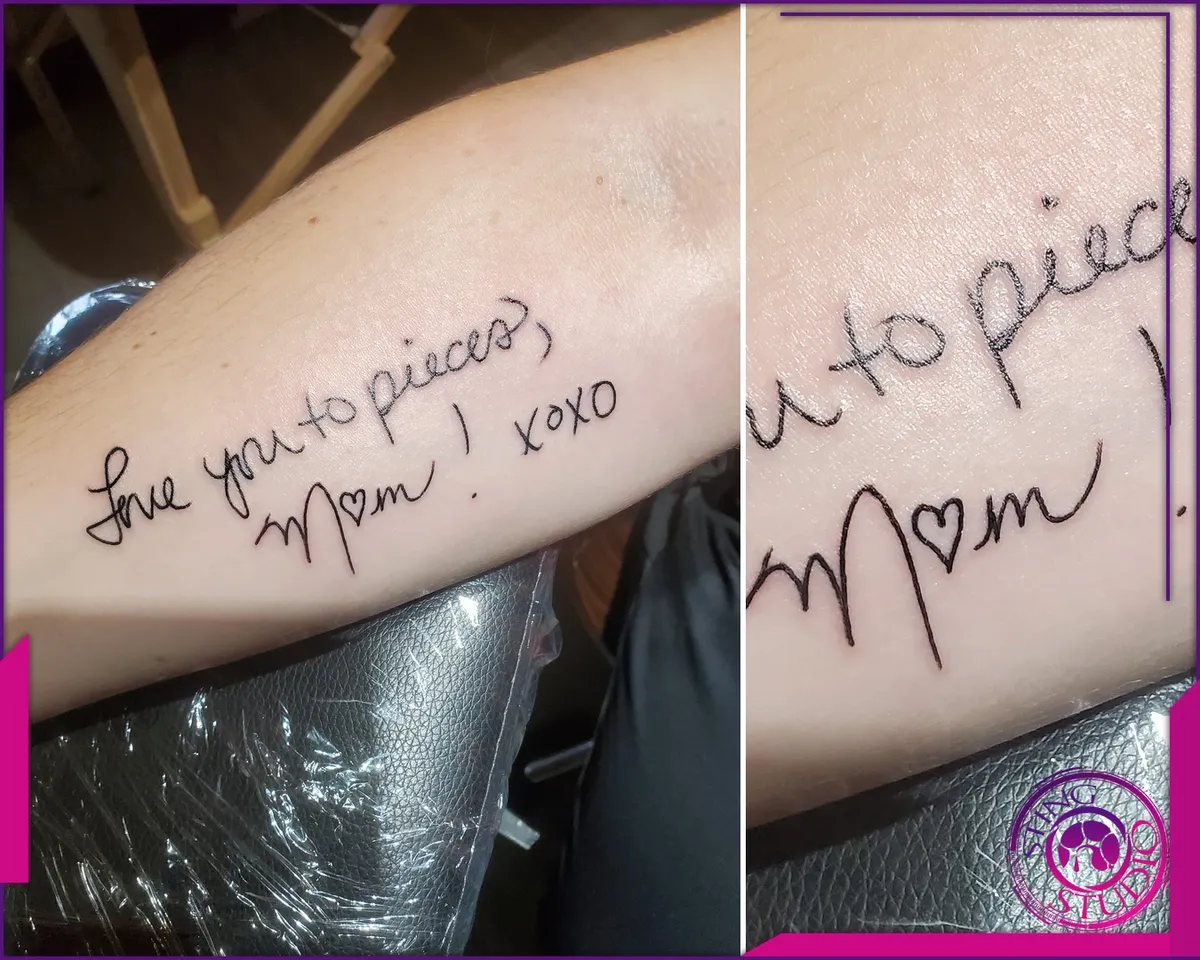 Linework tattoo by Sting Studio Ottawa