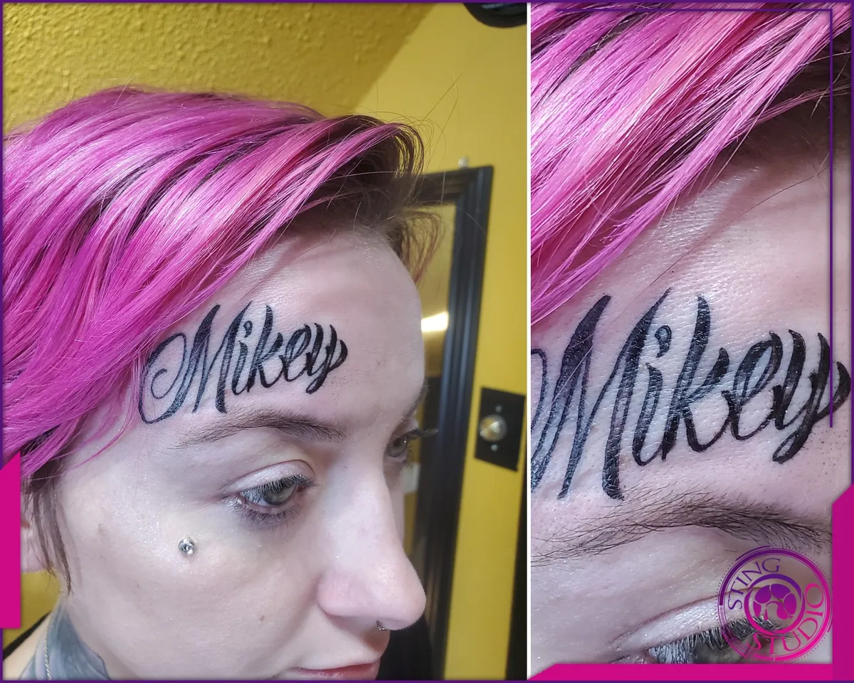 Linework tattoo by Sting Studio Ottawa