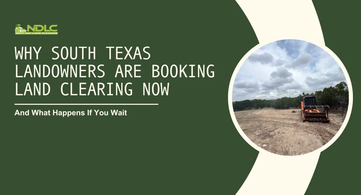 Why South Texas Landowners Are Booking Land Clearing Now and What Happens If You Wait