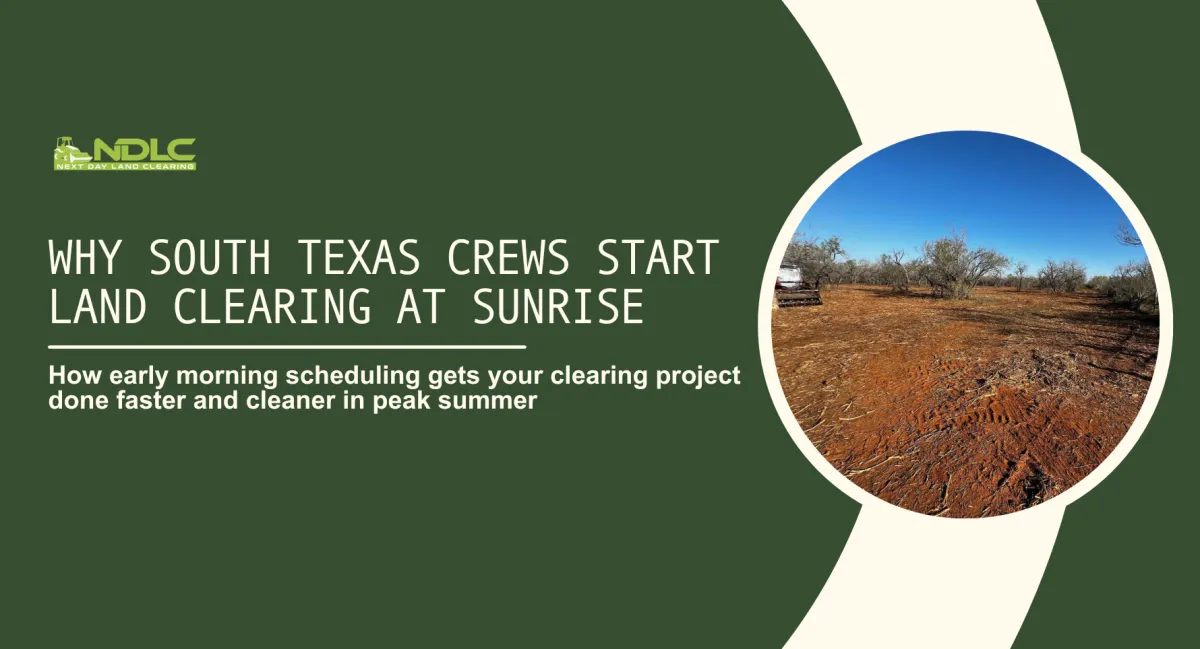 Why South Texas Crews Are Starting Land Clearing at Sunrise
