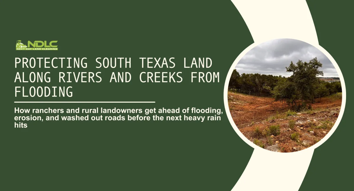Protecting South Texas Ranch Land Along Rivers and Creeks From Flooding