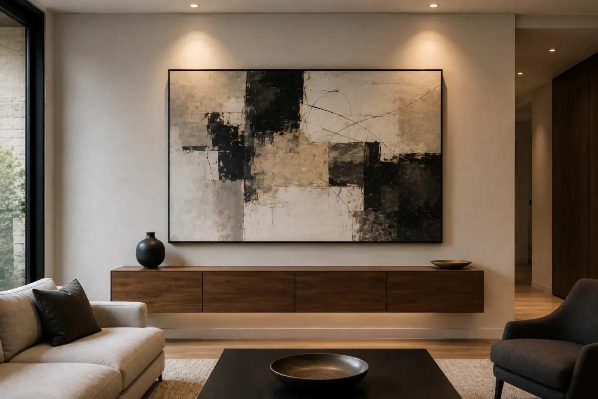 Professional Artwork Placement | Creating Balanced Interior Spaces
