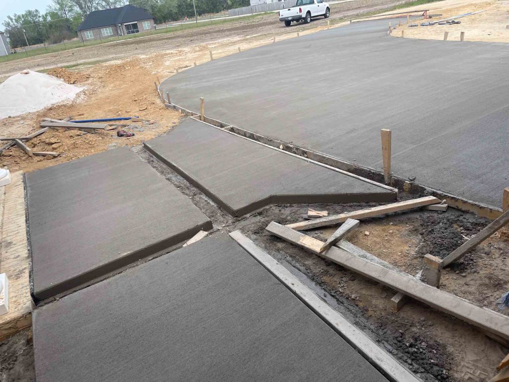 Florence Concrete builds and installs Driveway
