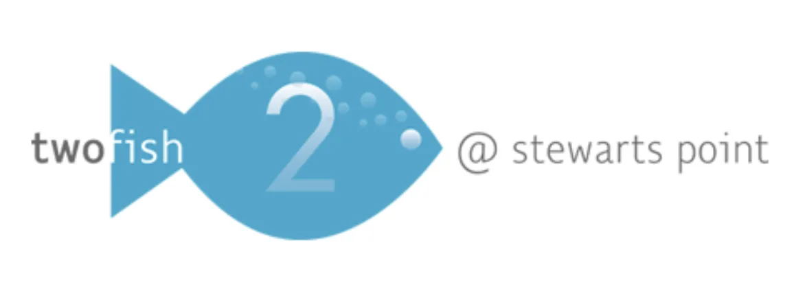 Two Fish Stewarts point logo