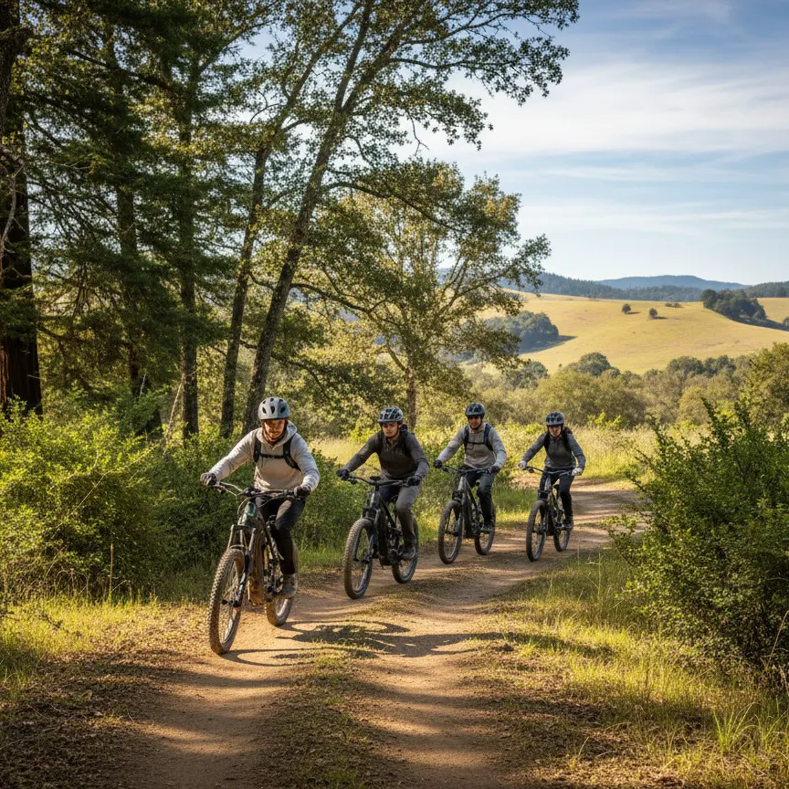 group of bike riders