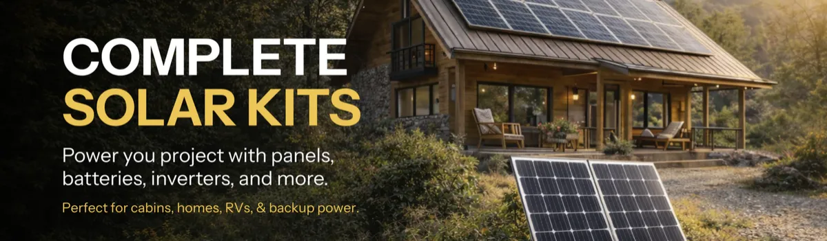 solar on a cabin