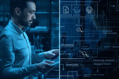 two grey CCTV cameras