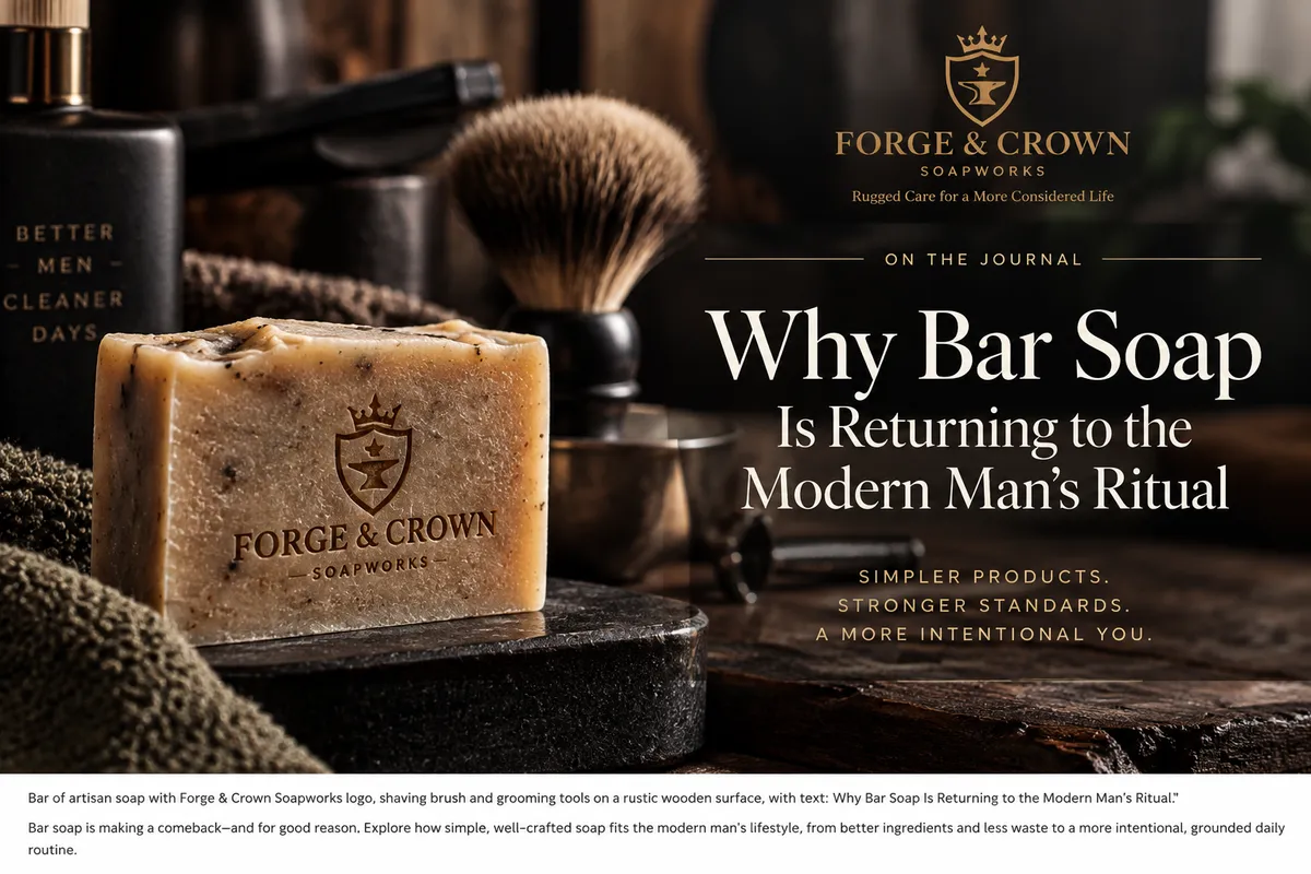 Why Bar Soap Is Returning to the Modern Man’s Ritual
