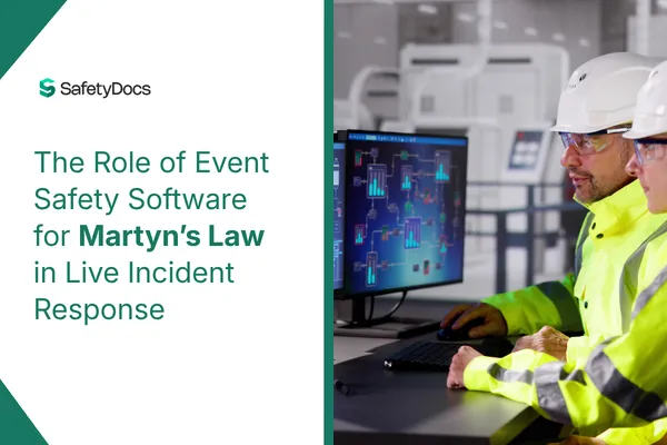 event safety software for Martyn’s Law