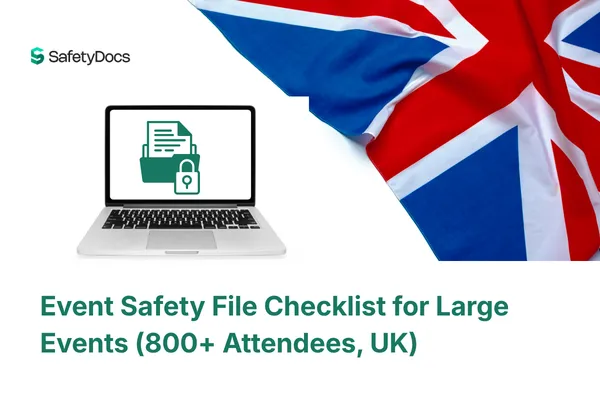 Essential Event Safety File Checklist UK (800+)