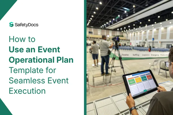 event operational plan template