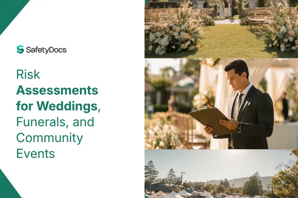 Discover why risk assessments are vital for weddings, funerals, and community events. Stay compliant, protect guests, and simplify planning.