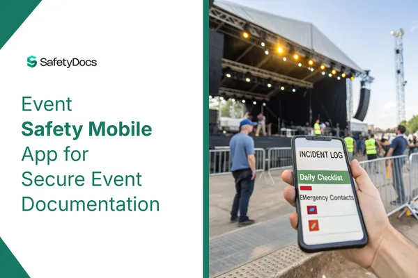 event safety mobile app, secure event documentation