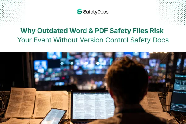 Why Outdated Word & PDF Safety Files Risk Your Event Without Version Control Safety Docs