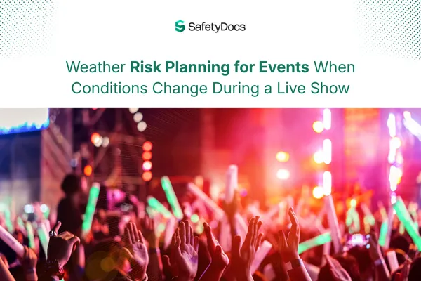 Weather Risk Planning for Events During Live Shows