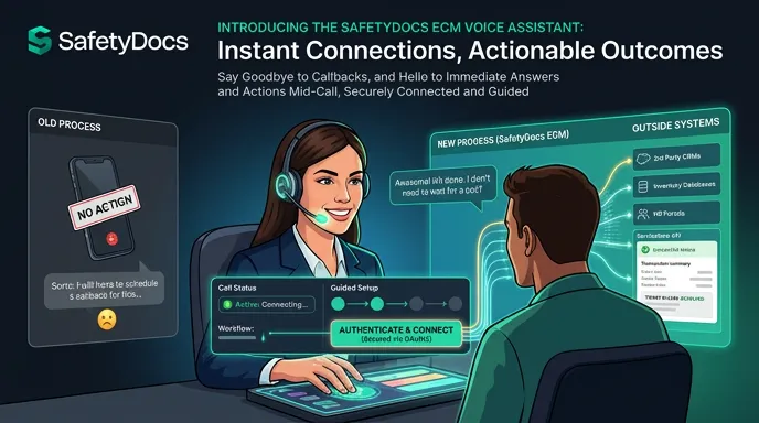 Safetydocs phone assistant that does, not just answers