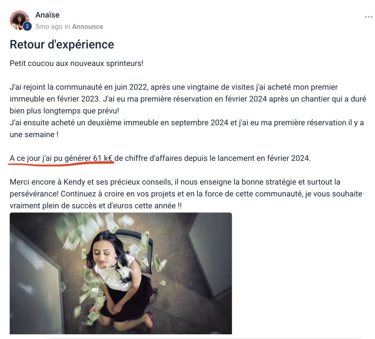 Résultat client