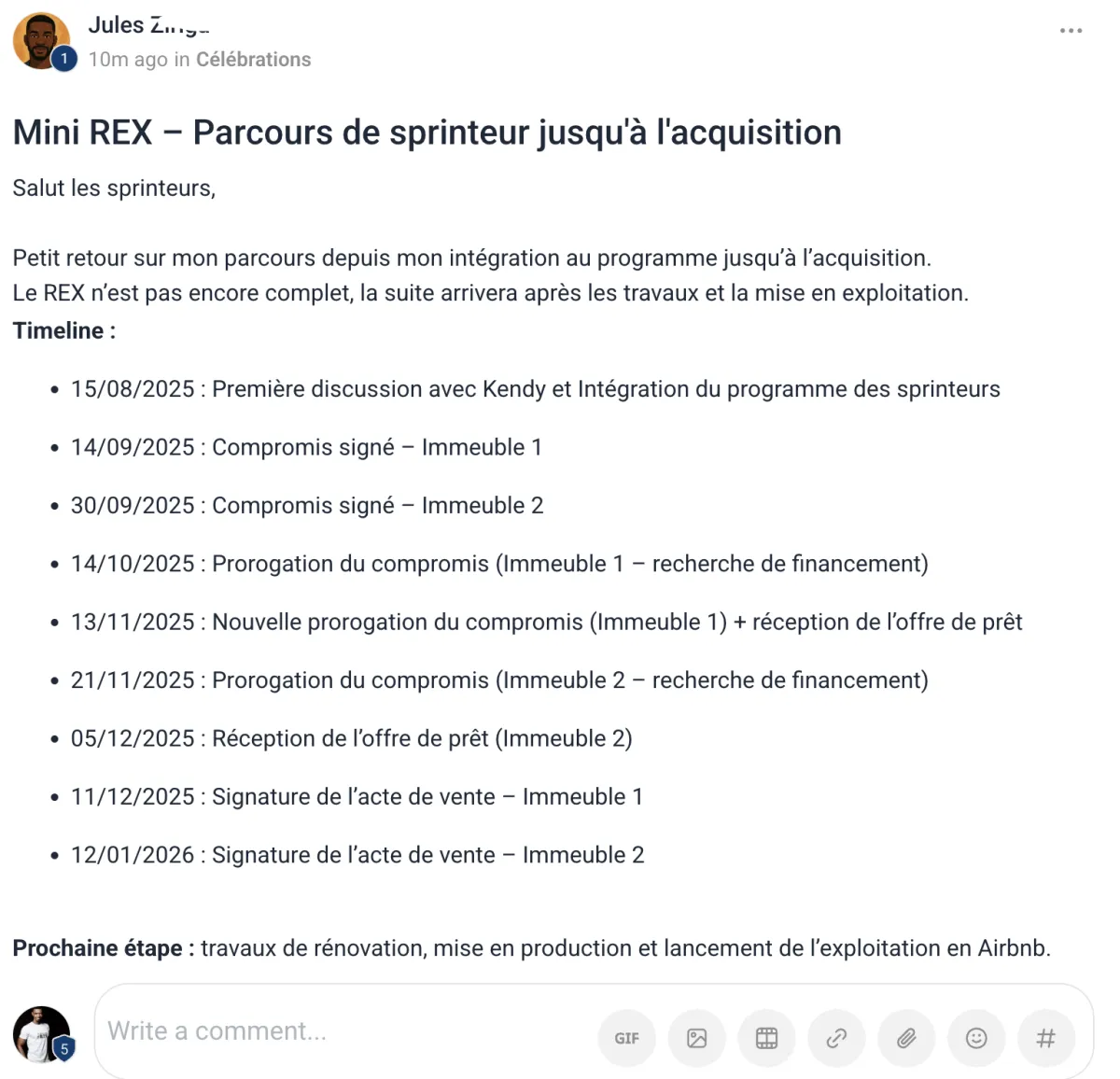 Résultat client