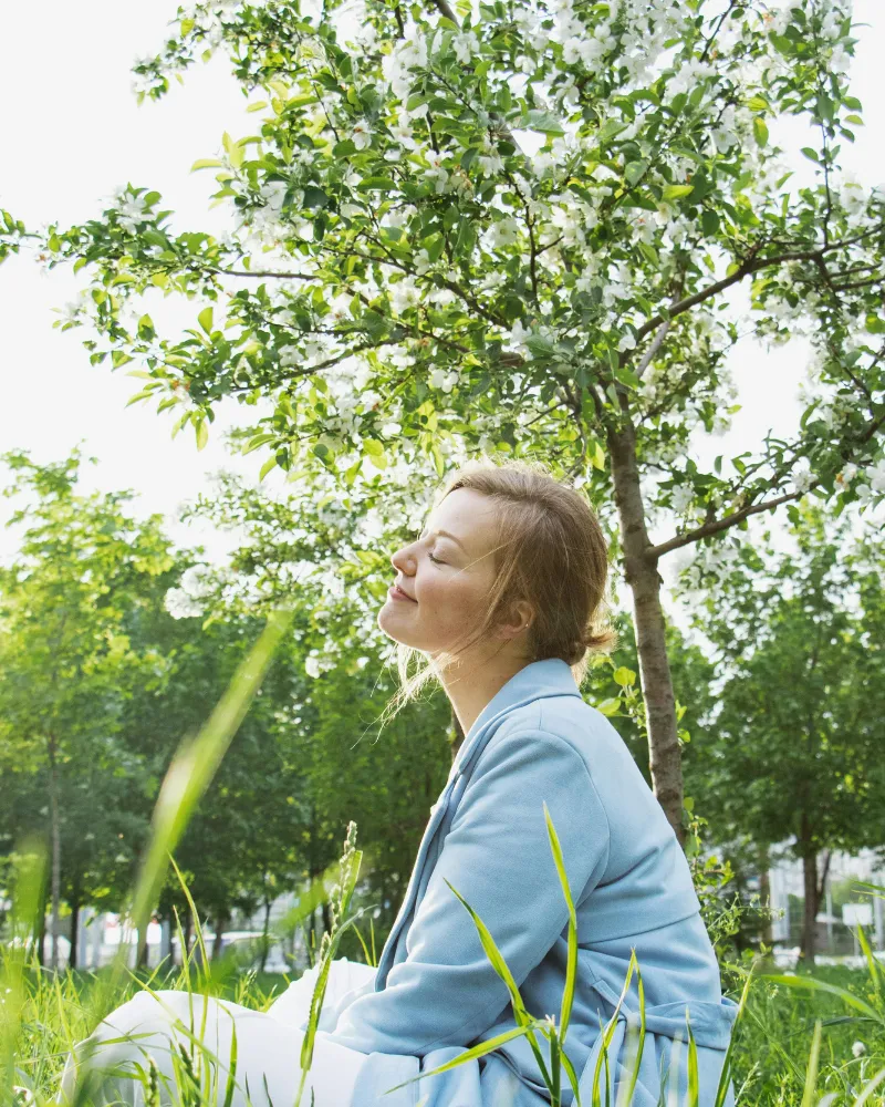 woman tired of waking up feeling broken