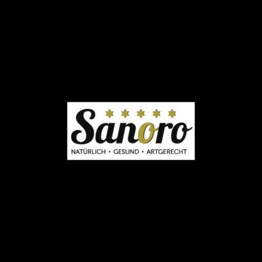 Sanoro Logo – Natürliche Nahrungsergänzung und hochwertige Produkte für Hunde. Begleiter im Vanlife mit Mia und Maya.
