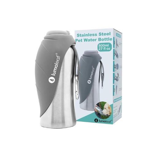 Trinkflasche mit integriertem Napf für Hunde – Wasser beim Wandern und Vanlife unterwegs
