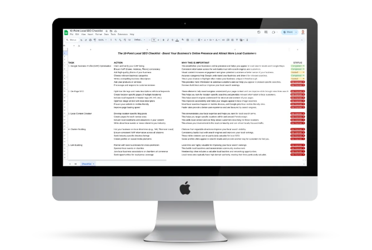 10-Point Local SEO Checklist