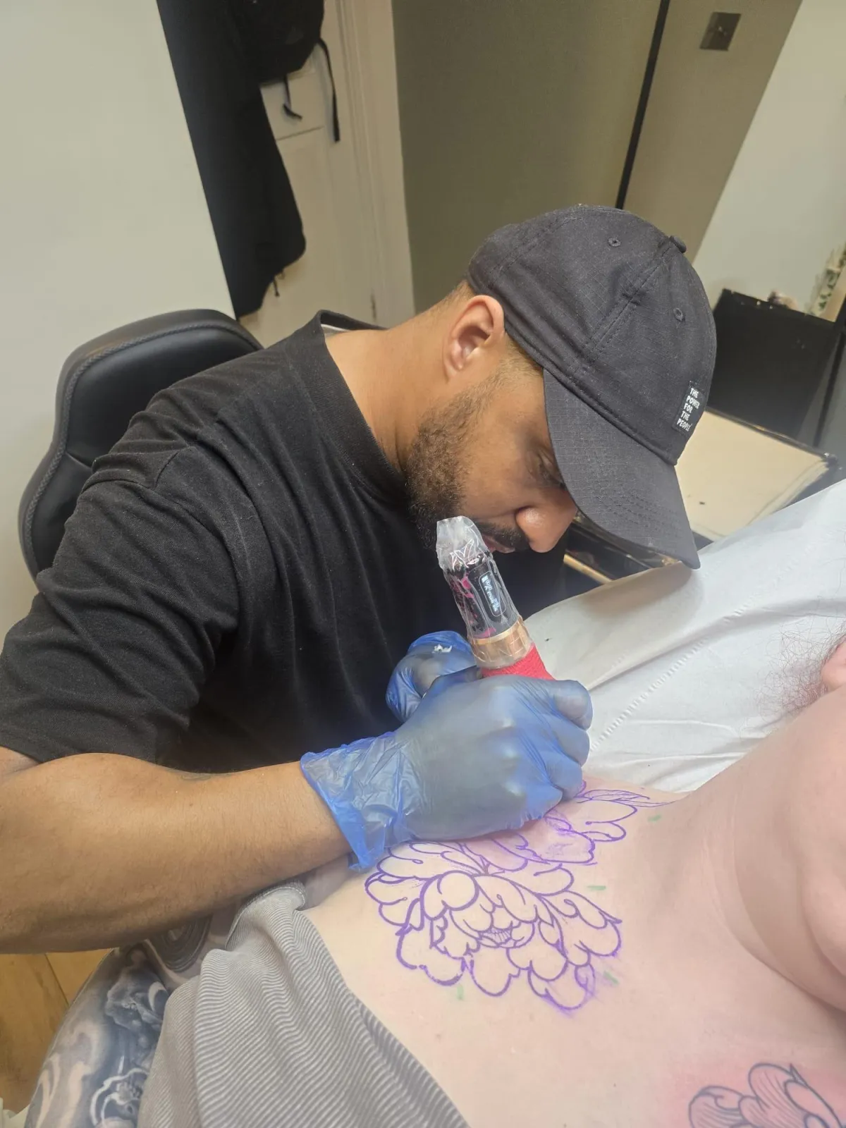 red white and black no smoking sign