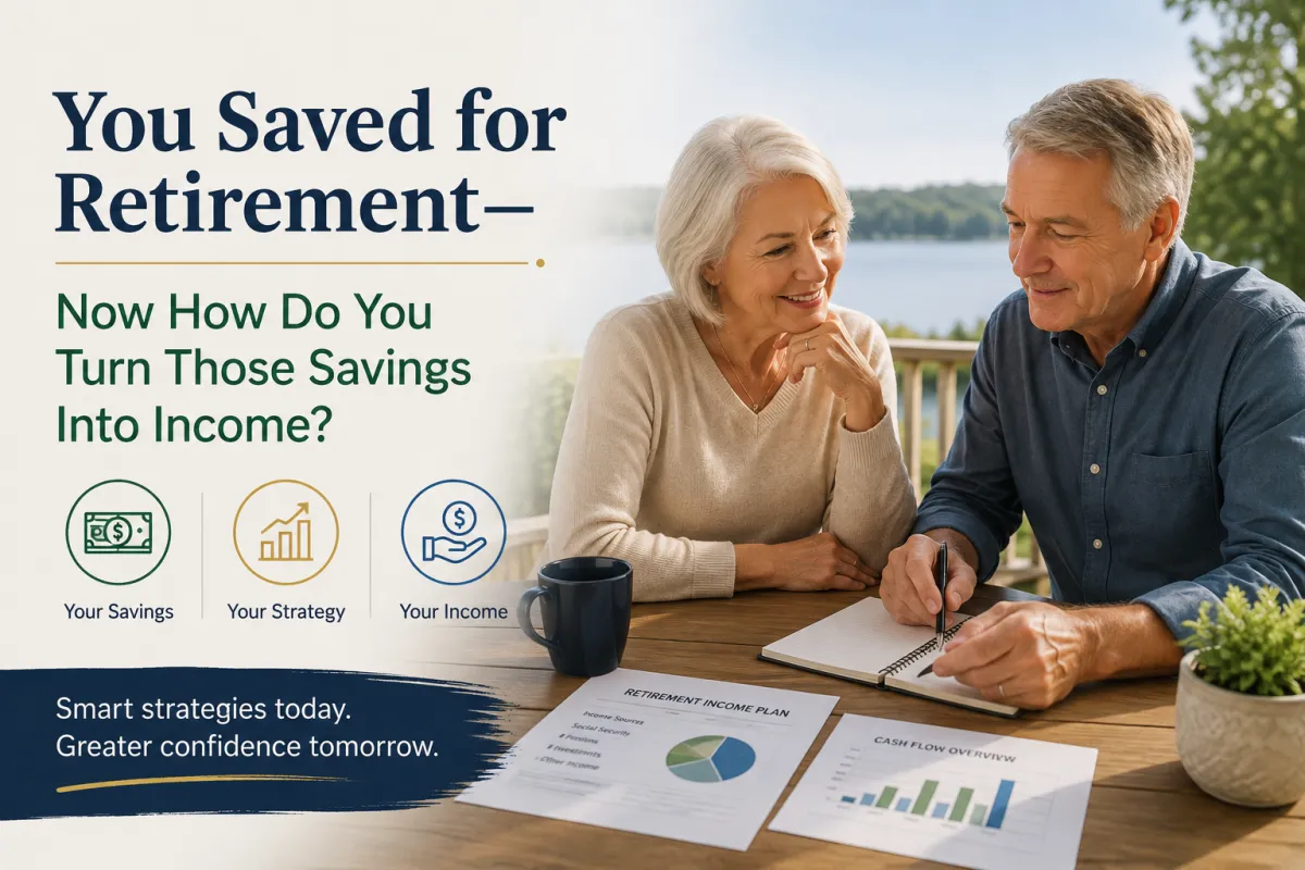 You Saved for Retirement. Now How Do You Turn Those Savings Into Income?