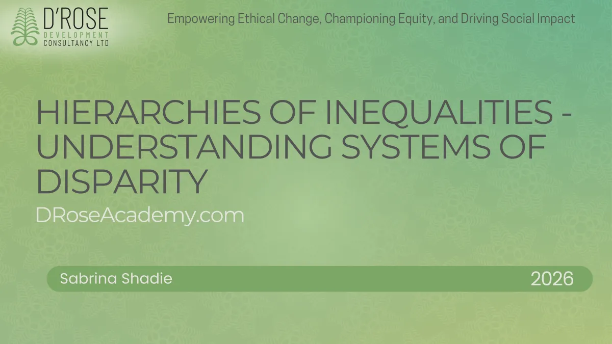 Hierarchies of Inequalities - Understanding systems of disparity